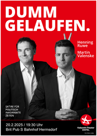 Plakat Dumm Gelaufen klein